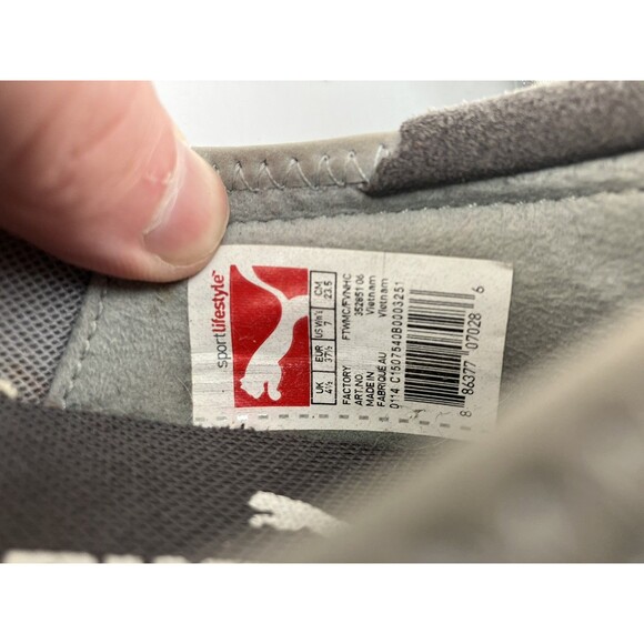 Puma Eco Ortholite Gray Womans Ballet Flats Slip On Shoes Womans Size 7 - Picture 9 of 10